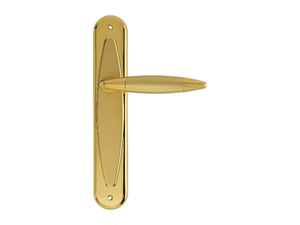 HAVANA - Classic style brass door handle on back plate _ LINEA CALI'